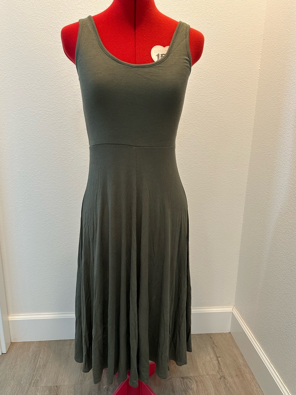 Marine Layer - Lexi Aline Ribbed Midi Dress - Women's Size Extra Small